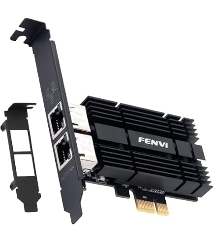 Amazon.com: QNAP QXG-2G2T-I225 Dual Port 2.5GbE 4-Speed Network
