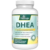 DHEA 60 mg Supplement by Natrogix - Non-GMO 120 Veggie Capsules - Helps Balance Hormone Levels & Boost Youthful Energy Levels For Men & Women - Increases Metabolism, Immunity & Lean Body
