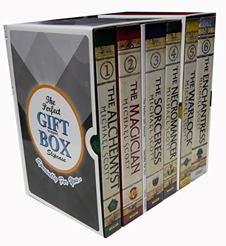 Michael scott the secrets of the immortal nicholas flamel 6 books collection gift wrapped box set