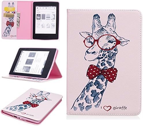 Kindle Paperwhite Case, Jeccy Slim Thin Folio Flip Printing Design PU Leather Protective Cover with Kickstand Card Holder for Amazon Kindle Paperwhite (Fits All versions: 2012 2013 2014 and 2015 New)