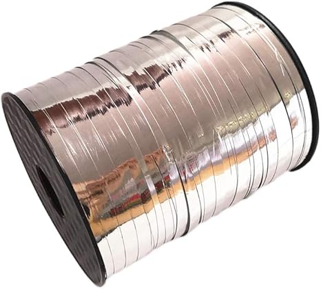 P12cheng Luftballonband Geschenkverpackungsband Basteln Diy Fur Hochzeit Party Supplies Geschenk Box Dekoration Aluminum Film Silver Amazon De Kuche Haushalt
