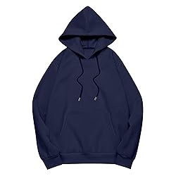 Oversized Cotton Hoodies - Trendy Long Sleeve