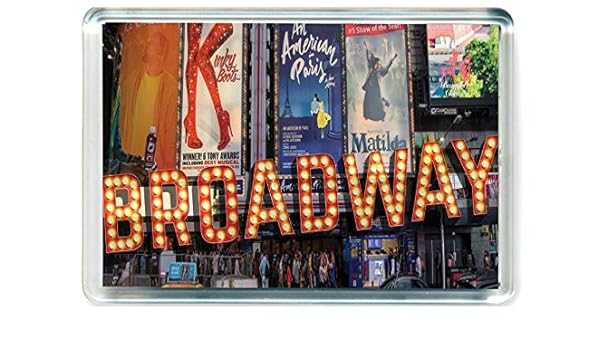 GCT J376 Broadway New York Jumbo Imán para Nevera - imán de ...
