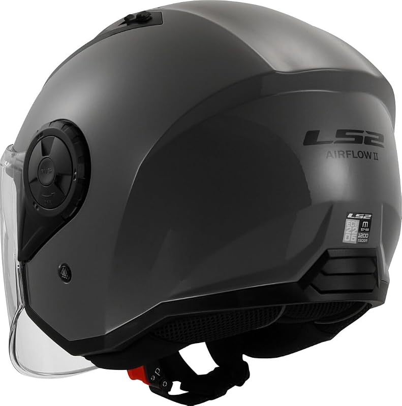 , Casque Moto Jet Airflow II Nardo Grey, L