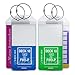 Shacke Cruise Tags Zip Seal - Etag Holders & Steel Loops