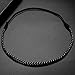 Lux Accessories Lace Woven Black Stretch Headband Set Head Band (3pc)
