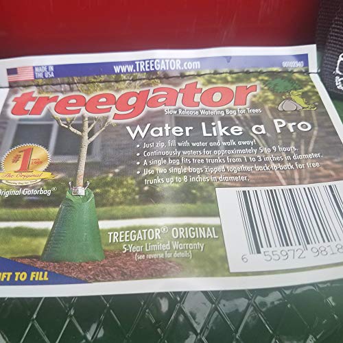 Iowa Worm Composting Tree Watering Bundle, 4 Items - 2 Slow Release Watering Bags for Trees 15 gal.- 1 Slow Release Watering Bag for Trees and Shrubs 15 Gal.- 1 Handy Frig Magnet Watering Reminder