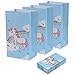 aresmer Unicorn Paper Bags Party Favor Bags for Kids, Unicorn Design, Pack of 24