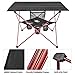 Grepatio Lightweight Camp Table – 4 Mesh Cup Holders and Carrying Bag Included, Folding Camping Table for Picnic, BBQ, Fishing, Hikingthumb 3