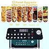 Uten-Automatic-Multifunctional-Air-Fryer-Oven-Smart-Tabletop-Oven-10L-1500W-Hot-Air-Oven-with-12-Programs-with-LED-Touch-Screen-Temperature-and-Control-for-Baking Air Fryer Oven, Uten 10L Digital Air Fryers Oven, Smart Tabletop Oven with 12 Preset Menus, LED Touch Screen Temperature…