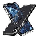 MATEPROX iPhone Xs Case Clear iPhone X Case Clear Thin Slim Anti-Yellow Anti-Scratches Cover Shockproof Bumper Case for iPhone Xs/X 5.8'' (Black)