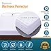 PlushDeluxe Premium 100% Waterproof Mattress Protector Hypoallergenic, Vinyl Free, Breathable Soft Cotton Terry Surface , 10 Year Warranty, Twin X-Large