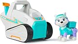 Paw Patrol Everest Snowplough Toy Vehicle with Collectible Figure