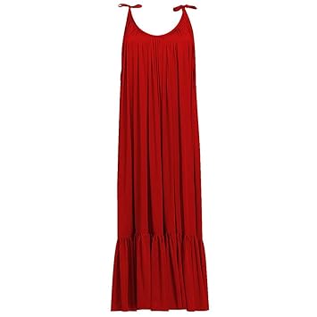 red sundress maxi