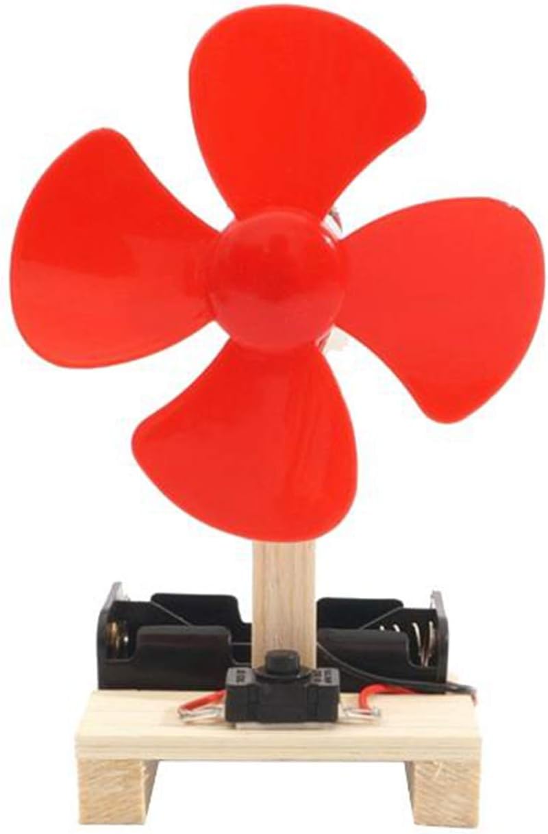 DIY Homemade Electric Fan, Fun Scientific Experiment, Children's