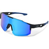 DEPHILA Polarized Sports Sunglasses for Men Women, Sunglasses for Teens Baseball, Biking, Cycling with UV400 Protection