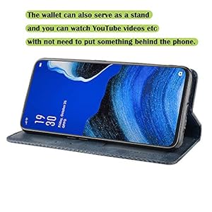 LAGUI Adatto per Oppo Reno2 Z Cover Protettiva in Morbido TPU + PU Custodia Portafoglio a Chiusura Magnetica con… - immagine 5