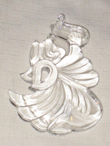 Mikasa Crystal – Joyous Collection – Cherub Harp Christmas Tree Ornament