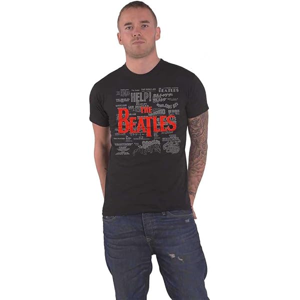 The Beatles Maglietta Ufficiale Uomo – Let It Be Recording Shots, Unisex, Cotone, Taglie Grandi - 3