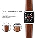Benuo Leather Band for Apple Watch 44mm 42mm, [Vintage Series] Premium Genuine Leather Strap for Apple Watch Series 4/ 3/ 2/ 1/Edition/Sport, Classic Replacement with Secure Buckle