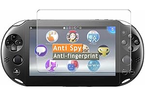 Vaxson 2-Pack Privacy Screen Protector, compatible with PlayStation Vita (PCH-2000 Serie) PSV Anti Spy Film Protectors Sticke