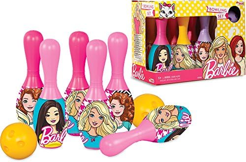 barbie bowling set
