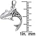 Jewelry Trends Celtic Knot Whale Shark Sterling Silver Pendant Necklace 18