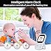 Baby Monitor - Video Baby Monitor with Camera, Remote Pan-Tilt, HD Display, Super Clear Night Vision, and Two-Way Talk (Cool White)