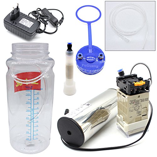 2L Portable Electric Milking Machineï¼ŒStainless Steel Cow Sheep Goat Milking Machineï¼ŒOne Quart One Teat Milker Claw Milking Teat Cups Barrel Milking Machine Set Farm Cow Milker