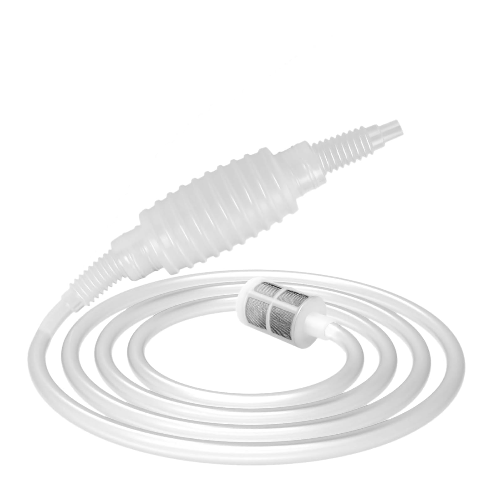 Lahviuu Brew Syphon Tube, 1 pcs Syphon Pump Syphon Tube Home Brew Beer Siphon Filter Siphon Pipe Manual Pipe Hose Wine Beer Brewing Making Equipment 2m
