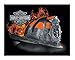 Harley-Davidson Embossed Firefighter Helmet Tin Sign, 17 x 13 inches 2011251