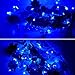 10 Pack Fairy Lights Battery Operated String Lights with 30 Micro LEDs on 10feet/3m Silver Copper Wire Starry String Light for DIY Party Christmas Costume Wedding Easter Table Decorations (Blue)