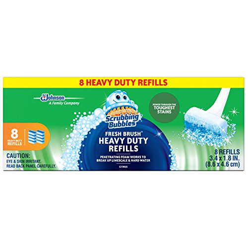 Scrubbing Bubbles Fresh Brush Heavy Duty Refills 8 count Pack of 1