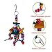 Vehomy Bird Chewing Toys Handmade Parrot Shredder Toy Cage Hanging Foraging Shredding Toy Colorful Rope Knots Toy for Cockatiel Conure African Grey Amazon 3pcsthumb 3