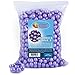 Purple Gumballs for Candy Buffet - Apx. 620 Gumballs - 2 Pounds - Mini Shimmer Gumballs - Purple Candy -1/2 Inch , Bulk Candy