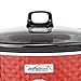 Brentwood Select 7 Quart Slow Cooker in Red