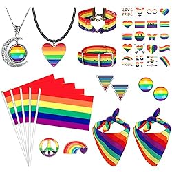 BESTEEL Pride Jewelry Set Gay Pride Stuff Lgbtq
