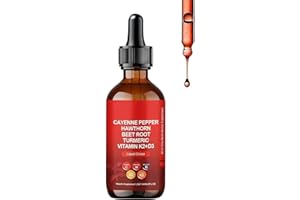 jkahh Cayenne Pepper Drops, 60ml Natural Pepper Extract Liquid Drops (1pcs)