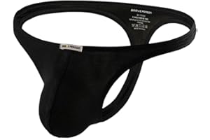 DKEGIFF Mens Thong Underwear Sexy G String Stretchy All Day Comfort Male Lingerie Solid Bikini T Back Pants