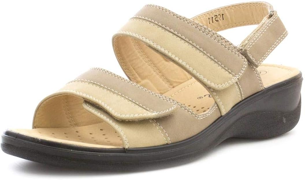 Softlites Womens Comfort Sandal in Beige Amazon.co.uk Shoes & Bags