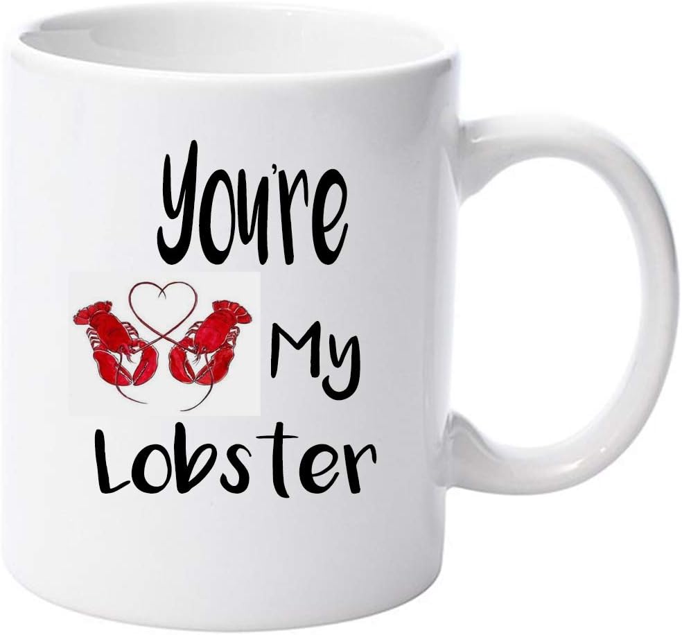 You're My Lobster 11oz Ceramic Mug Valentines Gift Love Xmas Christmas