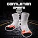 Ambielly Sports Men Socks 4 Pairs Athletic Training Socks Basketball Football Socks for Outdoor Sports,Running,Hiking,Tennis (SD10001A)