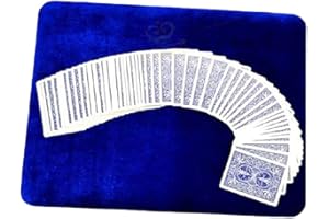 MilesMagic Magician’s Card Mat for Playing Cards, Poker, Coins Routines, Gimmicks and Magic Trick Close Up Performances | Mad