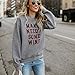 Amlaiworld Junior Girl Shirt Back to School Letter Print Tops Round Neck Long Sleeve Casual Sweatshirt Pullover Graythumb 3