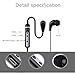 Koncen X7 Mini Bluetooth 4.1 Headphones with Microphone for all Apple, Android and Mp3 Devices- Black