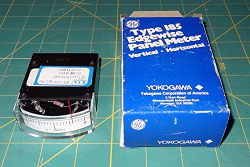 GE EIL Yokogawa 0-10 AMP DC Type 185 Edgewise Panel Meter