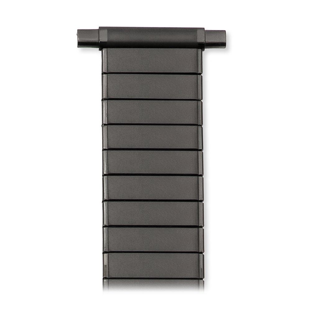 Speidel Men’s Twist-O-Flex Stainless Steel Stretch Metal Replacement Expansion Watch Band with Self-Adjusting Straight or Curved Ends for 16mm 17mm 18mm timepieces