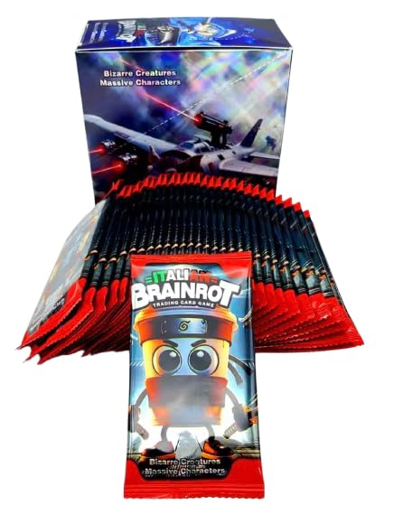 Collect-a-Bubbles Italian Brainrot Collection Cards | 14+ Years (30 Packs of 5 Cards)