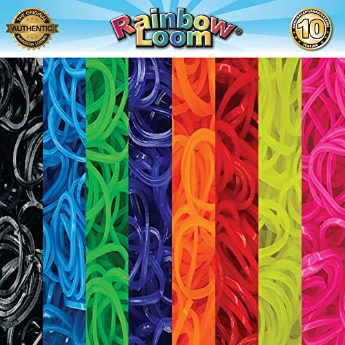 Rainbow Loom® Treasure Box NEON Edition, 8,000 Rubber Bands in 8