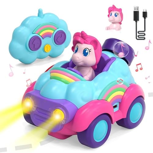 Lehoo Castle Remote Control Car for Girls, Toddler Girl Toys for